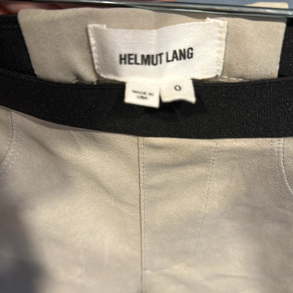 New Helmut Lang Leather Leggings NWT Size 0 - Picture 5 of 7